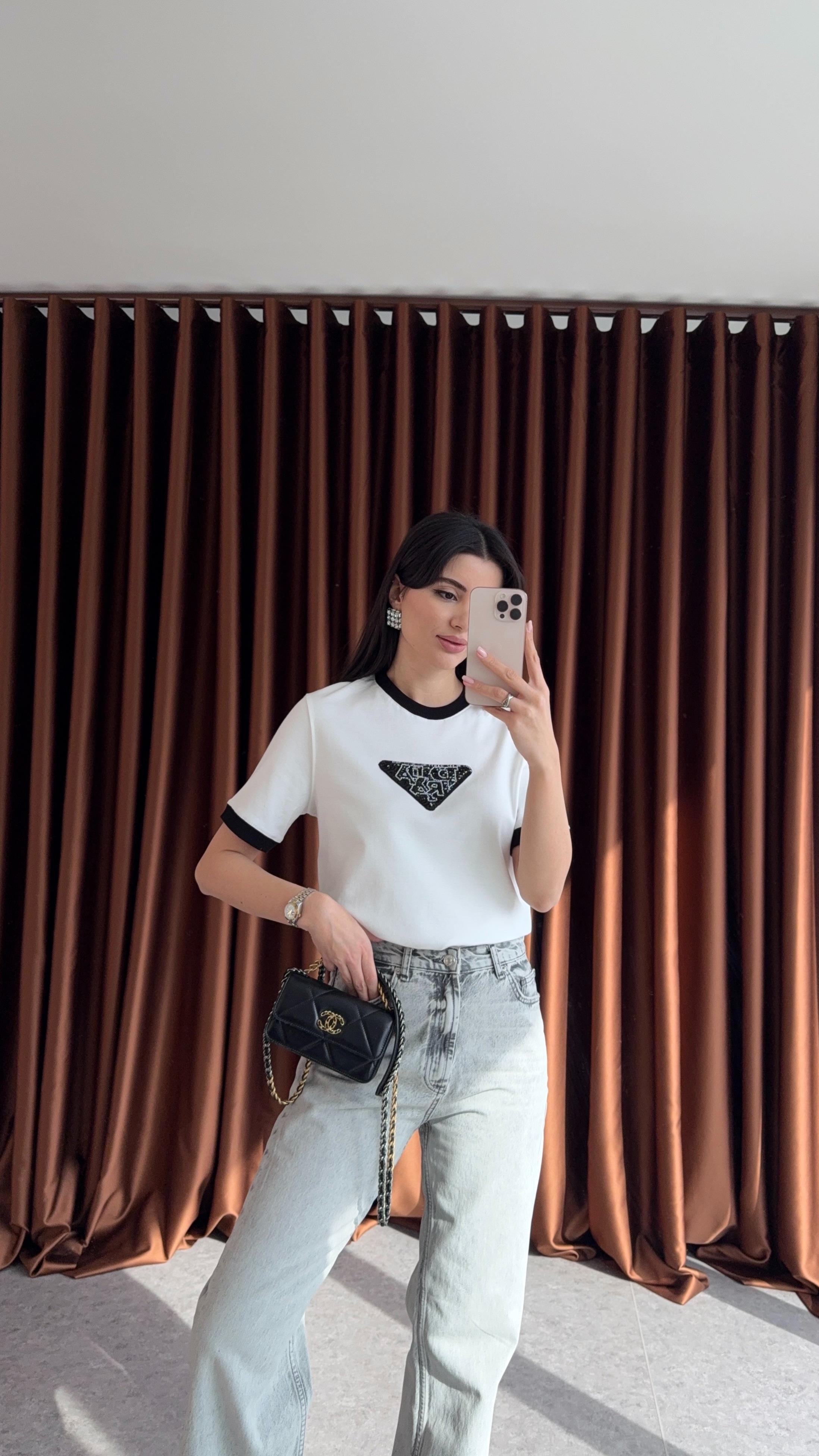 Rada Beyaz Tshirt