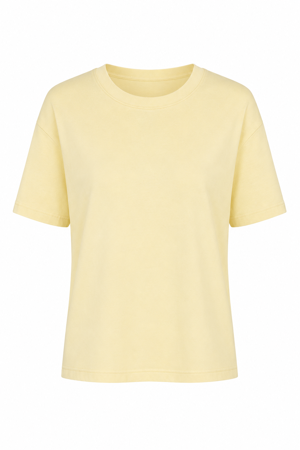 Sarı Basic Premium Tshirt
