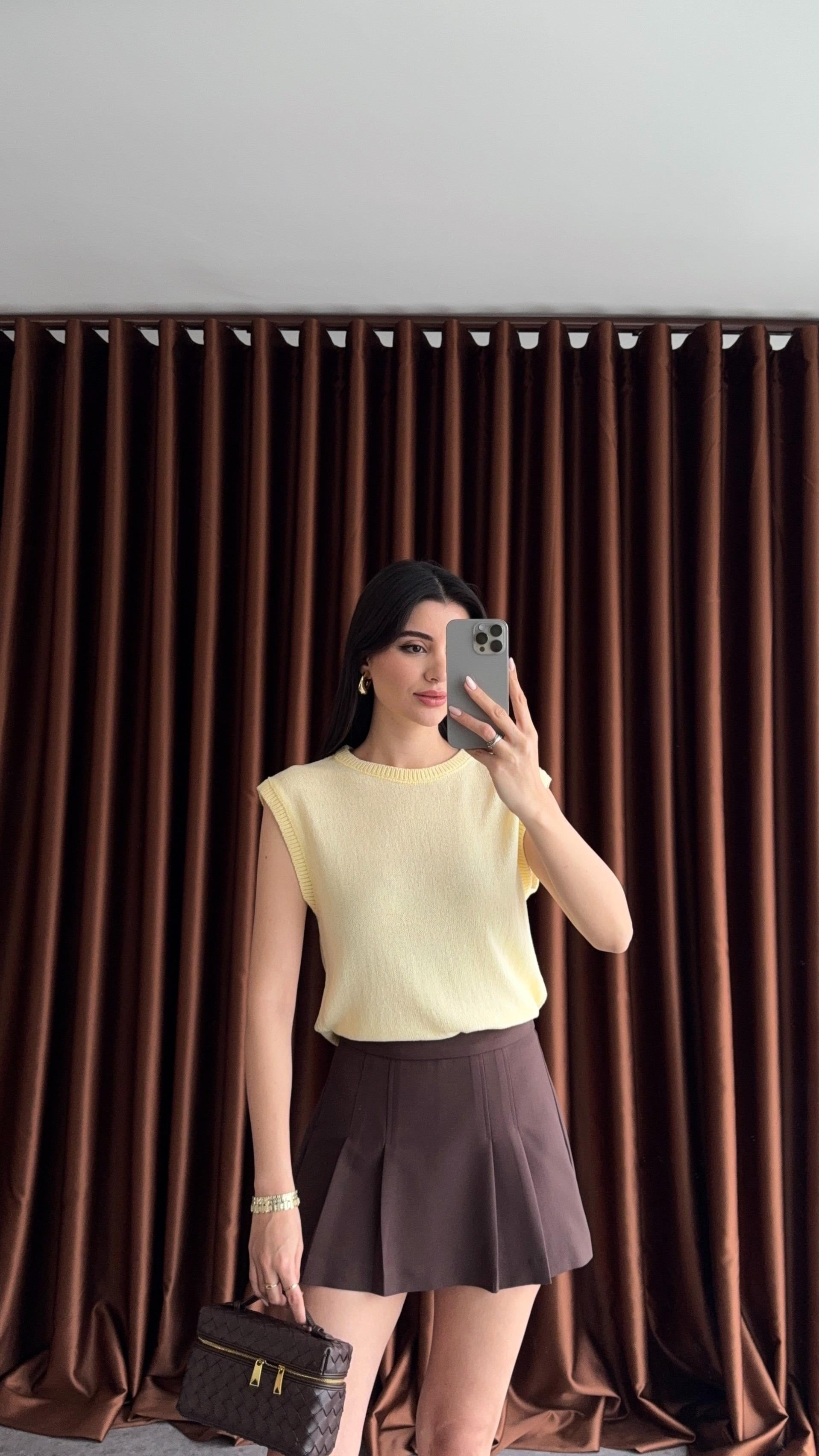 Sıfır Kol Butter Yellow Triko