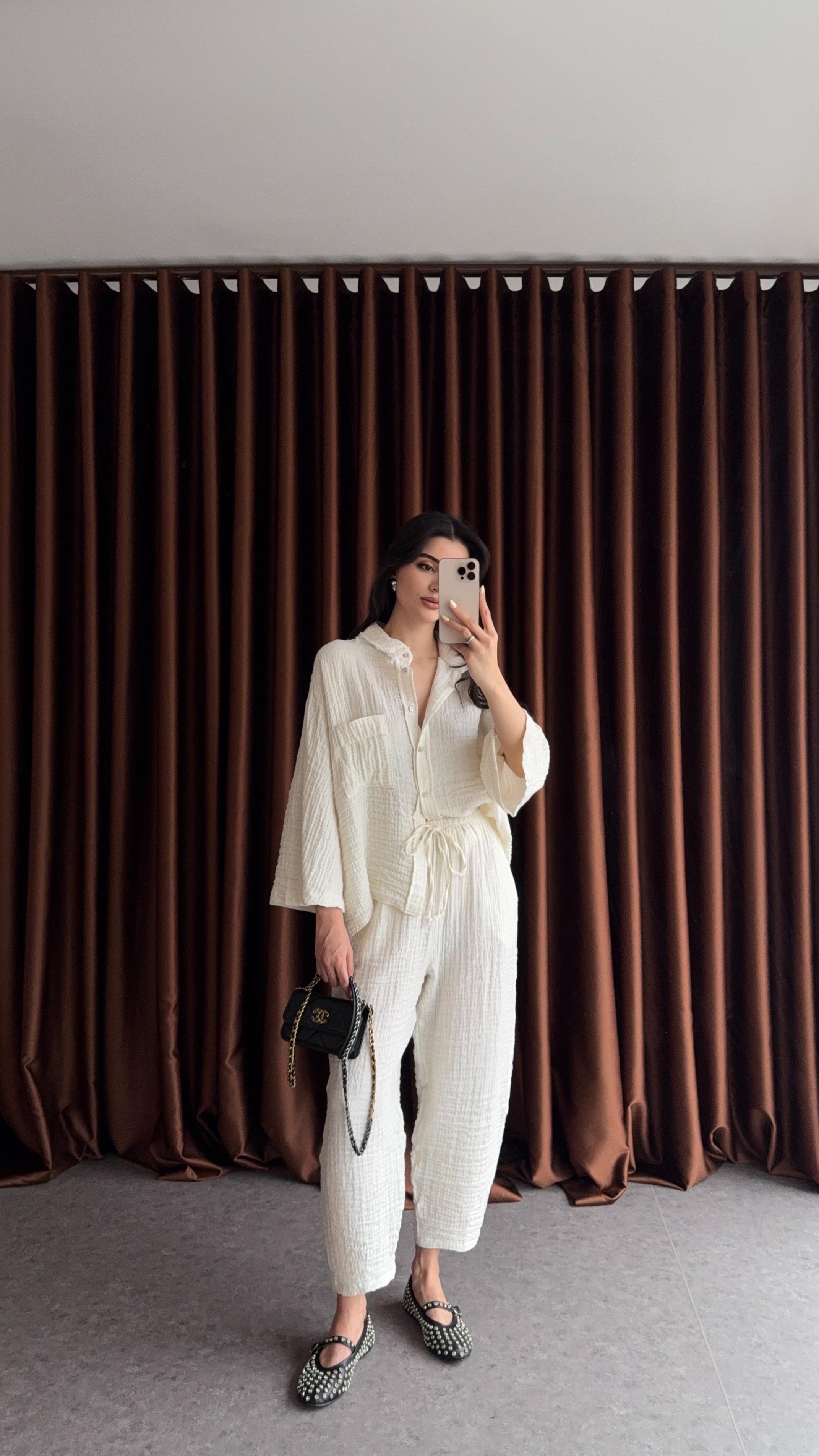 Simli Müslin Takım