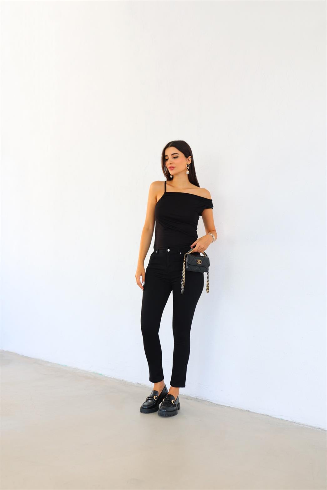 Siyah Skinny Jean