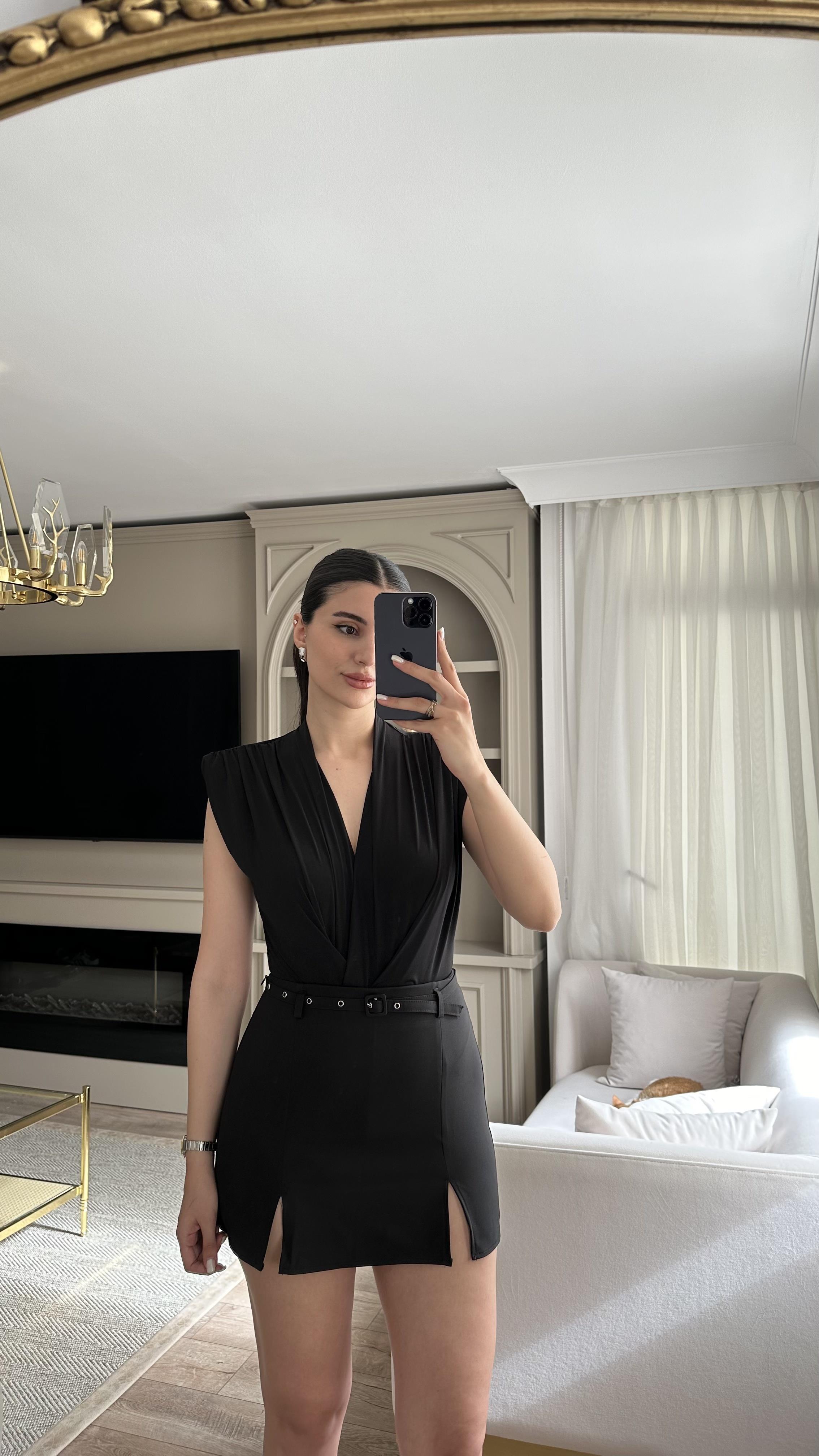 Siyah Şort Etek