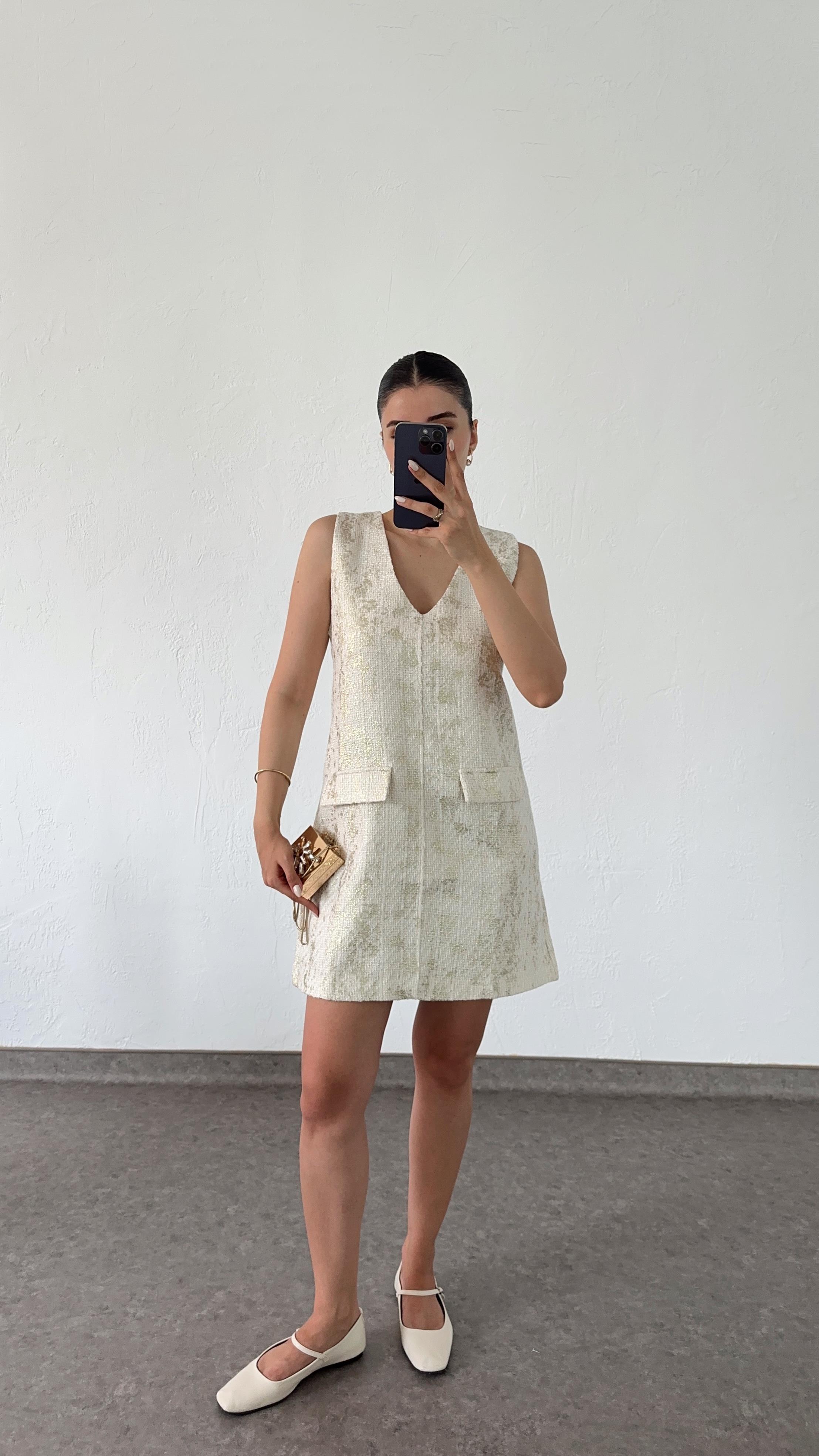 Varak Baskılı Elbise