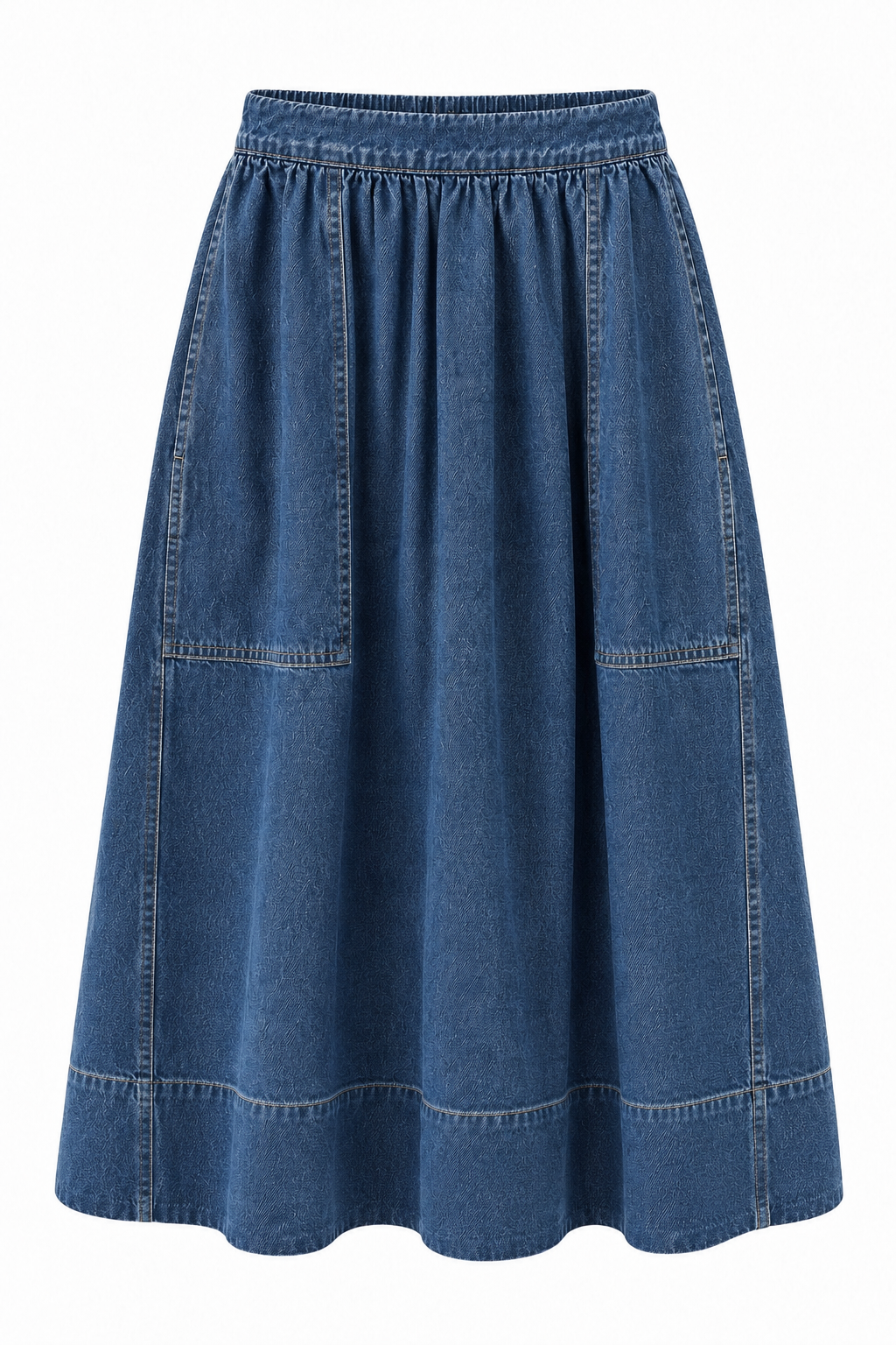 Yumuşak Denim Etek 