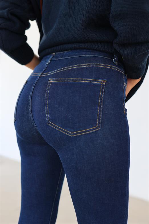 Koyu Lacivert Skinny Jean
