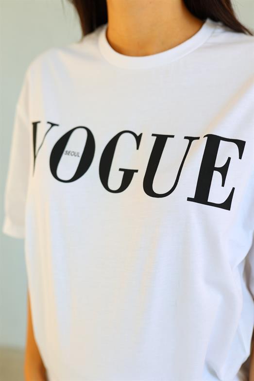 Vogue Beyaz Tshirt