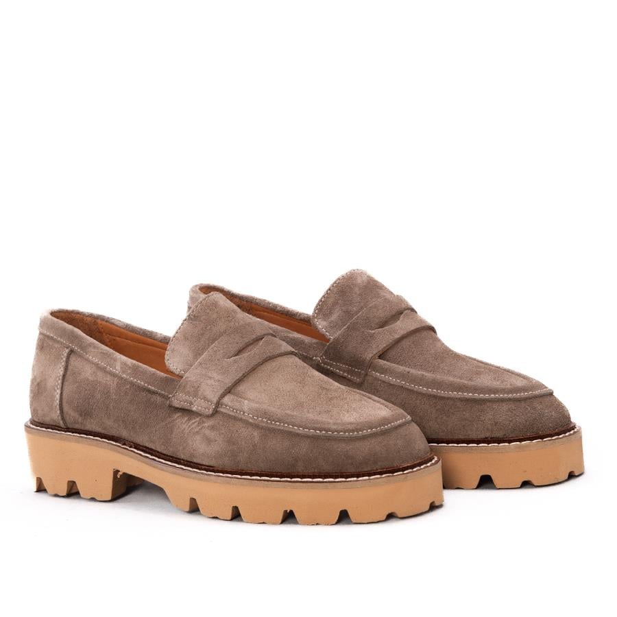 Gusse Adela Kadın Hakıkı Süet Deri Loafer 141209-2