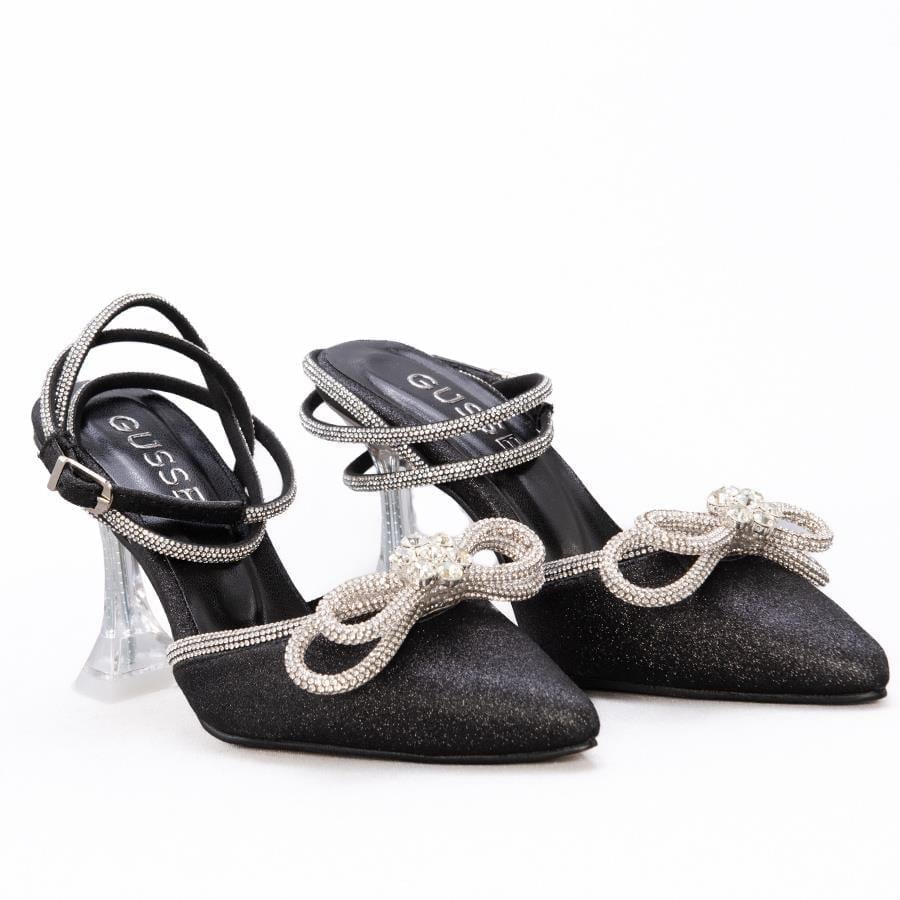 Gusse Calliope Kadın Simli Abiye Stiletto 1670S-4