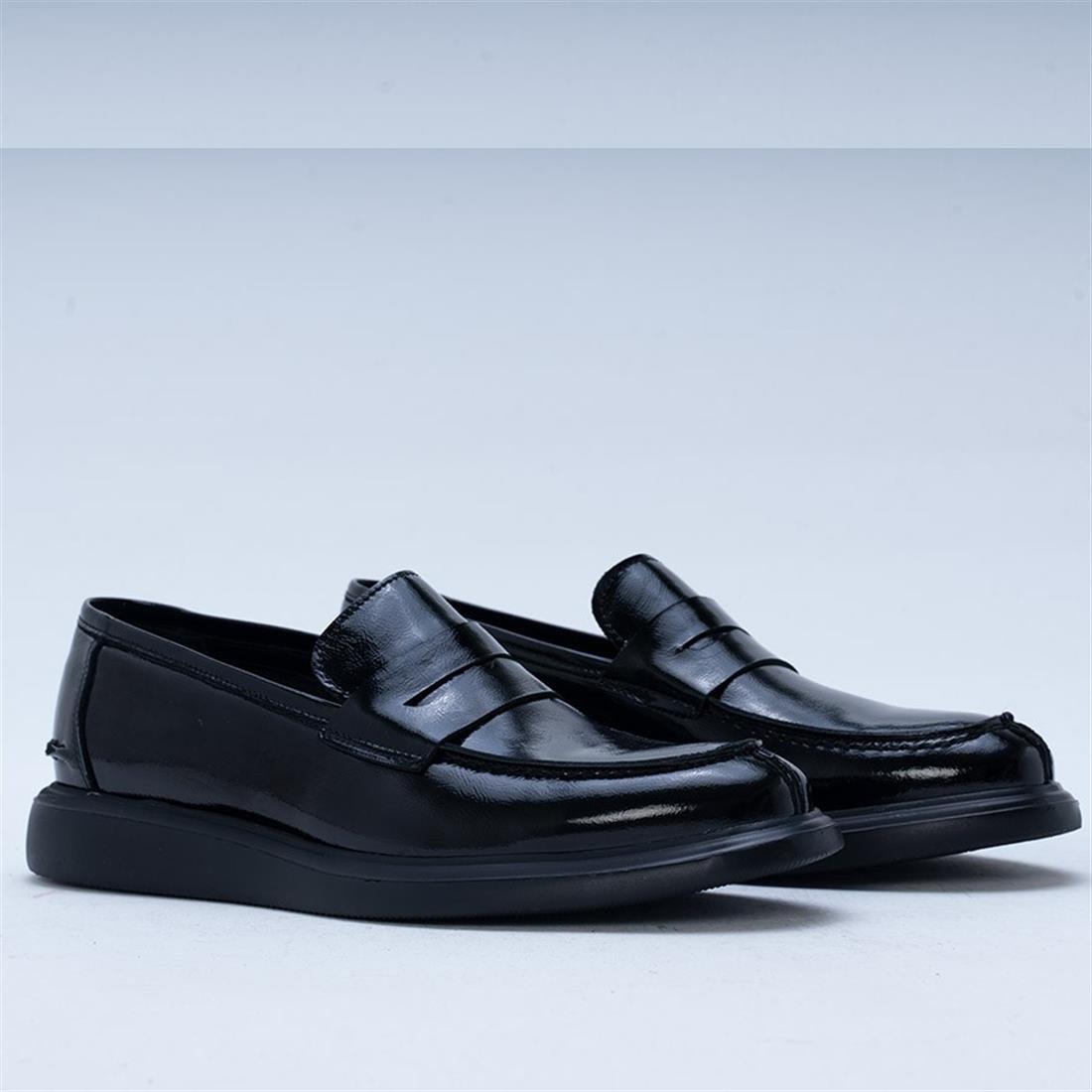 GUSSE CLIVE ERKEK HAKİKİ RUGAN NAPLAK DERİ LOAFER AYAKKABI-226820-3
