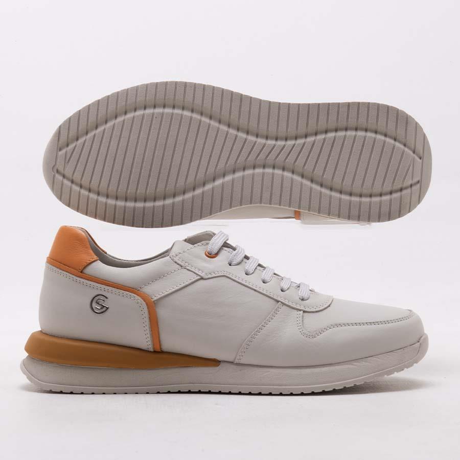 GUSSE MILLER ERKEK BEJ HAKİKİ DERİ SNEAKER AYAKKABI