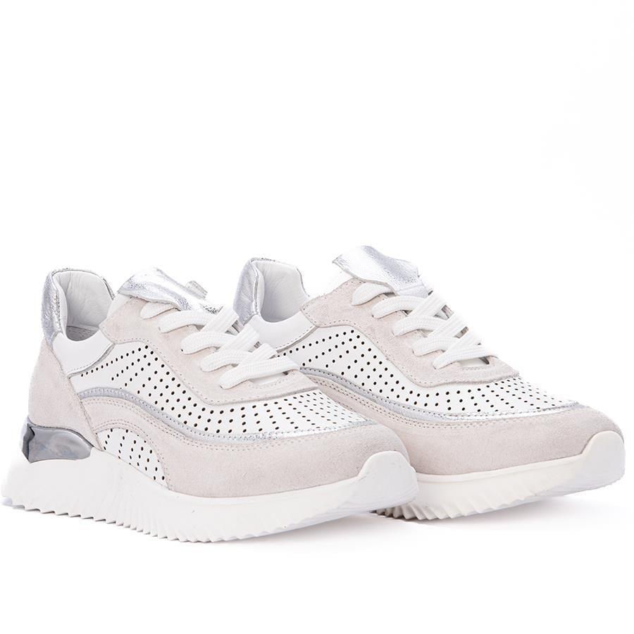 Gusse Poena Kadın Hakiki Nubuk Deri Sneaker Ayakkabı 25078