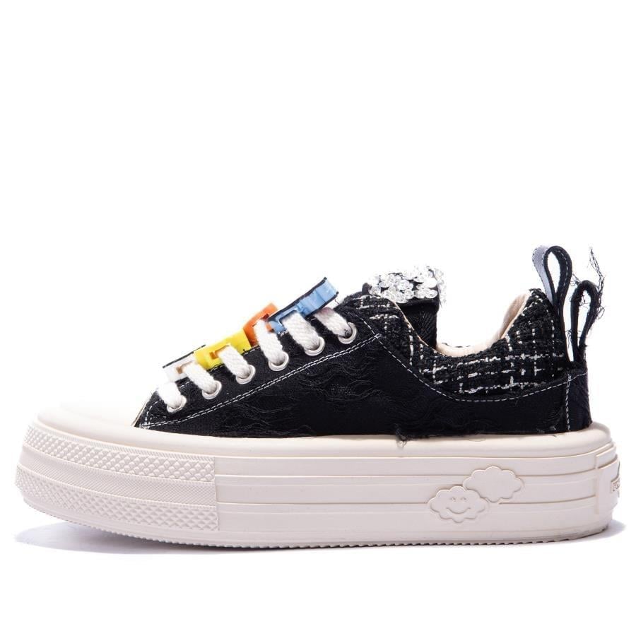 Gusse Scootland Kadın Emoji Taşlı Spor Sneaker Ayakkabı 19000-4