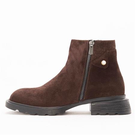 Gusse Adalıe Kadın Hakıkı Suet Derı Bot 1605-2