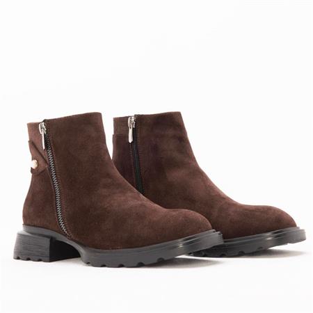 Gusse Adalıe Kadın Hakıkı Suet Derı Bot 1605-2