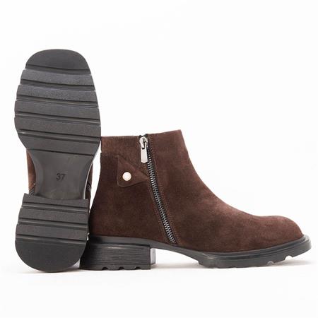 Gusse Adalıe Kadın Hakıkı Suet Derı Bot 1605-2