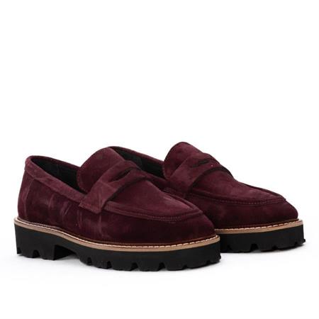 Gusse Adela Kadın Hakıkı Süet Deri Loafer 141209-2
