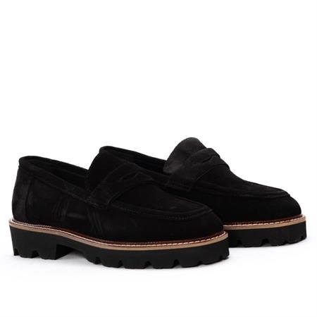 Gusse Adela Kadın Hakıkı Süet Deri Loafer 141209-2