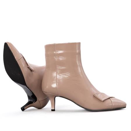 Gusse Ailere Kadın Hakiki Rugan Deri Bot K2586