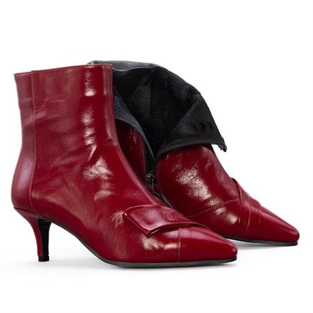 Gusse Ailere Kadın Hakiki Rugan Deri Bot K2586