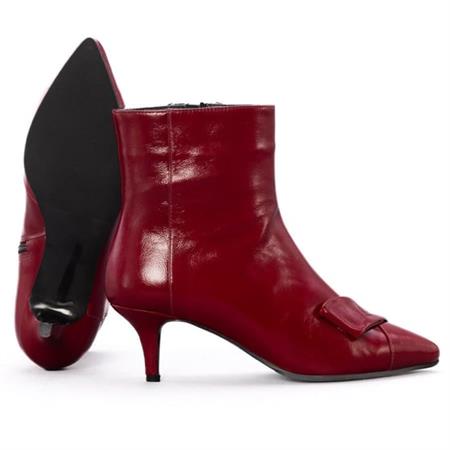 Gusse Ailere Kadın Hakiki Rugan Deri Bot 2586