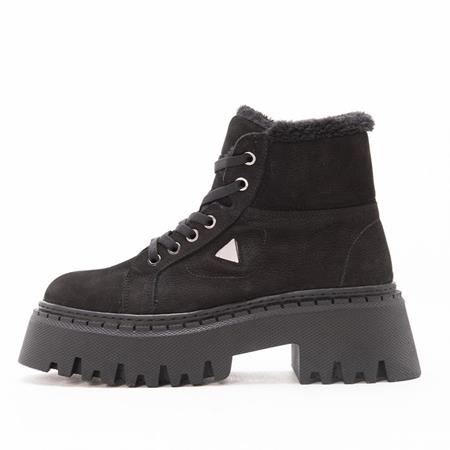 GUSSE AISHA KADIN HAKIKI NUBUK DERI BOT 6035-1