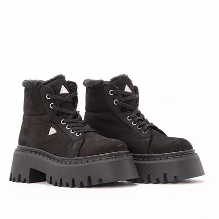 GUSSE AISHA KADIN HAKIKI NUBUK DERI BOT 6035-1