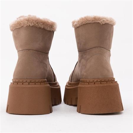 GUSSE AISHA KADIN HAKIKI NUBUK DERI BOT 6035-1