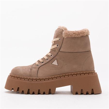 GUSSE AISHA KADIN HAKIKI NUBUK DERI BOT 6035-1