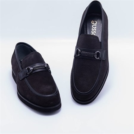 Gusse Alan Erkek Hakiki Süet Deri Loafer Ayakkabı-569
