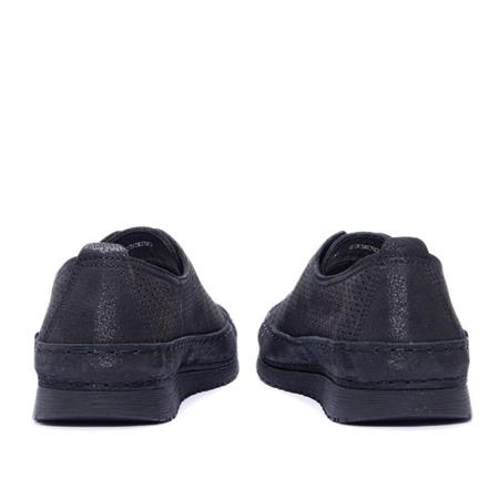 Gusse Alectrona Kadın Hakiki Deri Simli Casual Ayakkabı 233030S