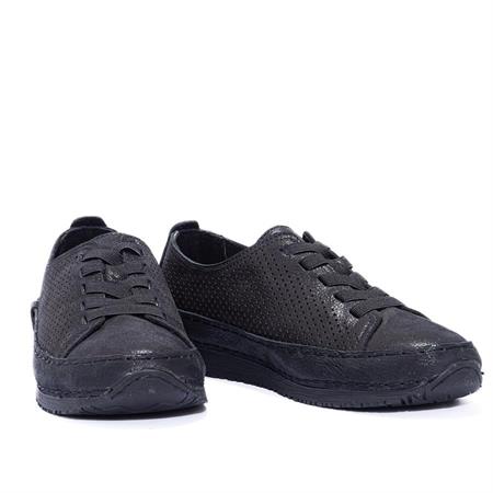 Gusse Alectrona Kadın Hakiki Deri Simli Casual Ayakkabı 233030S