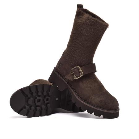 Gusse Alkmini Hakiki Süet Deri Bot 24229-2