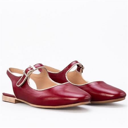 Gusse Alouette Kadın Hakiki Rugan Deri Babet K1001