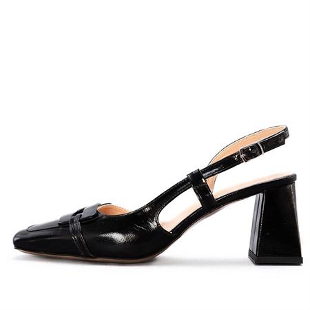 Gusse Amandral Hakik Rugani Deri Stiletto K1584