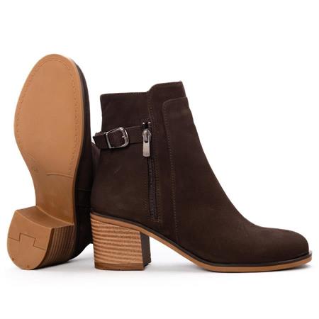 Gusse Antonin Kadın Hakiki Nubuk Deri Bot 302-1