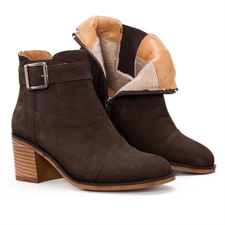 Gusse Ariane Kadın Hakiki Nubuk Deri Bot 304-1