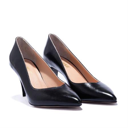 Gusse Ava Kadın Hakiki Rugan Deri Stiletto Ayakkabı K1593