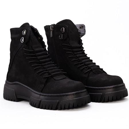 Gusse Bernadette Kadın Hakiki Nubuk Deri Bot 1029-1