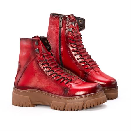 Gusse Bernadette Kadın Hakiki Rugan Deri Bot 1029-3