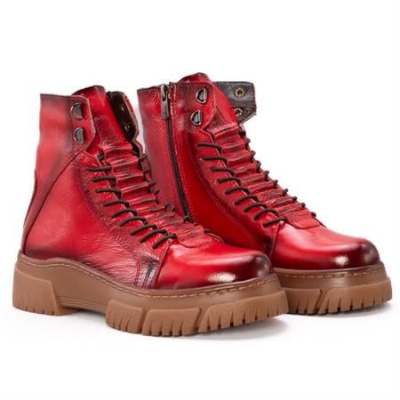 Gusse Bernadette Kadın Hakiki Rugan Deri Bot 1029-3