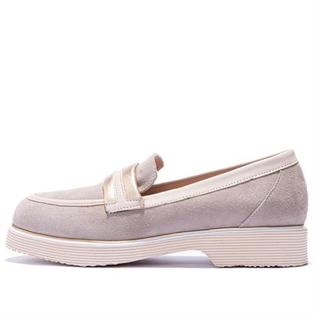 Gusse Brielle Kadın Hakiki Süet Deri Loafer Ayakkabı K151109-2