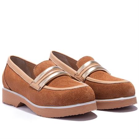Gusse Brielle Kadın Hakiki Süet Deri Loafer Ayakkabı K151109-2