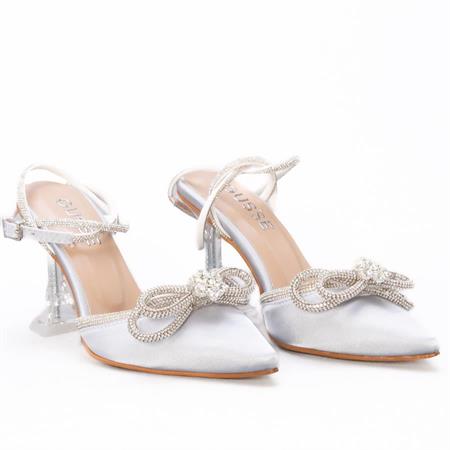 Gusse Calliope Kadın Saten Abiye Stiletto 1670-4