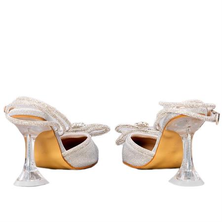 Gusse Calliope Kadın Simli Abiye Stiletto 1670S-4