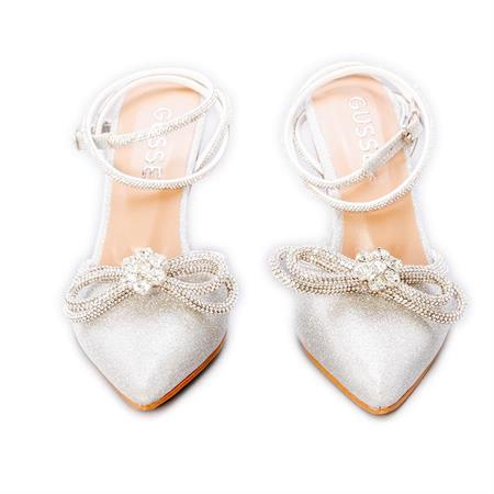 Gusse Calliope Kadın Simli Abiye Stiletto 1670S-4