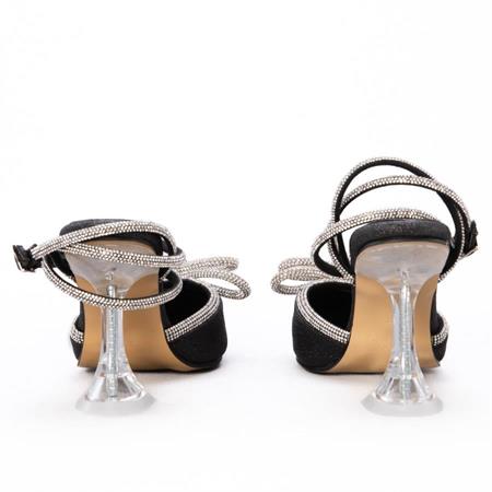 Gusse Calliope Kadın Simli Abiye Stiletto 1670S-4