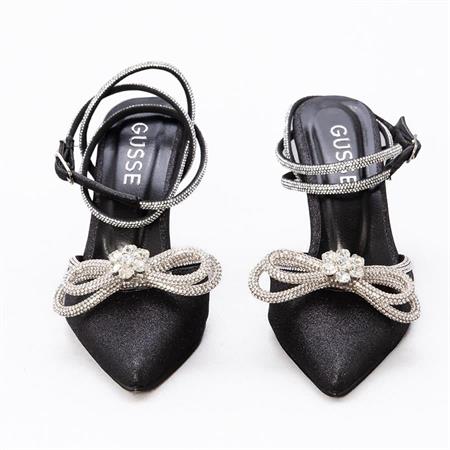 Gusse Calliope Kadın Simli Abiye Stiletto 1670S-4