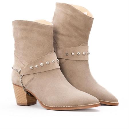 Gusse Candace Kadın Hakiki Süet Deri Bot K742-2