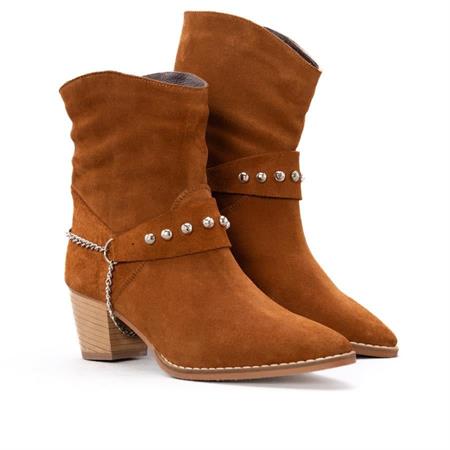 Gusse Candace Kadın Hakiki Süet Deri Bot K742-2