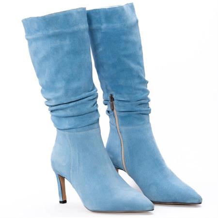 Gusse Catherine Kadın Hakıkı Suet Derı Çizme K722-2